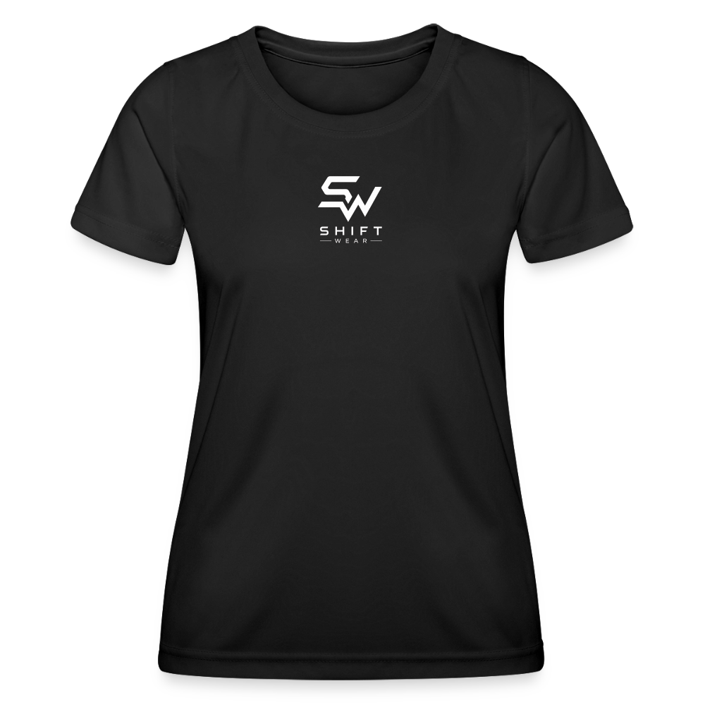 Frauen Funktions-T-Shirt - Schwarz