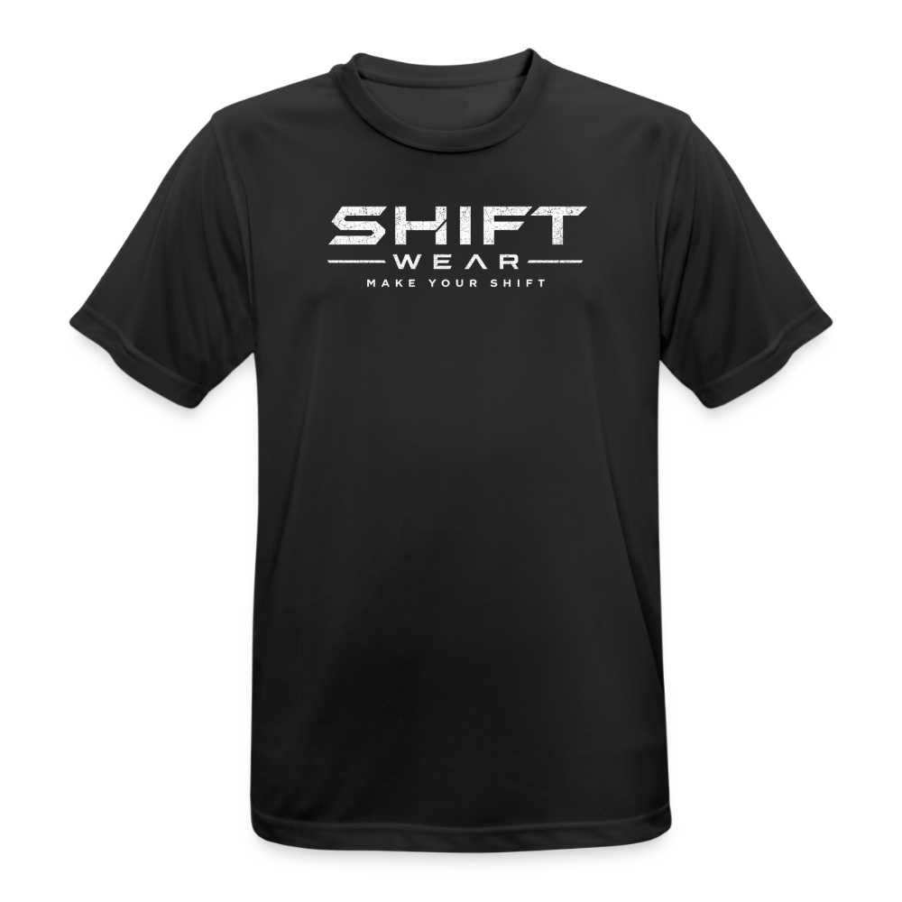 Männer T-Shirt atmungsaktiv - Schwarz