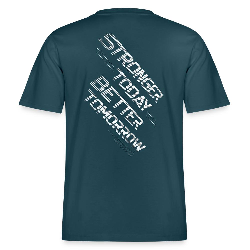 RELAXED FIT Unisex Organic T-Shirt - Dunkles Petrol