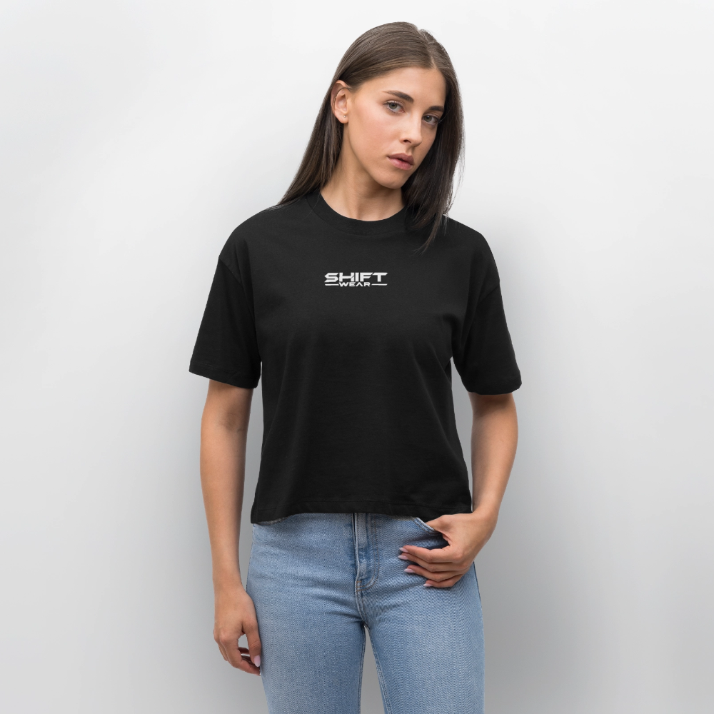 SHIFT Boxy Tee - Schwarz