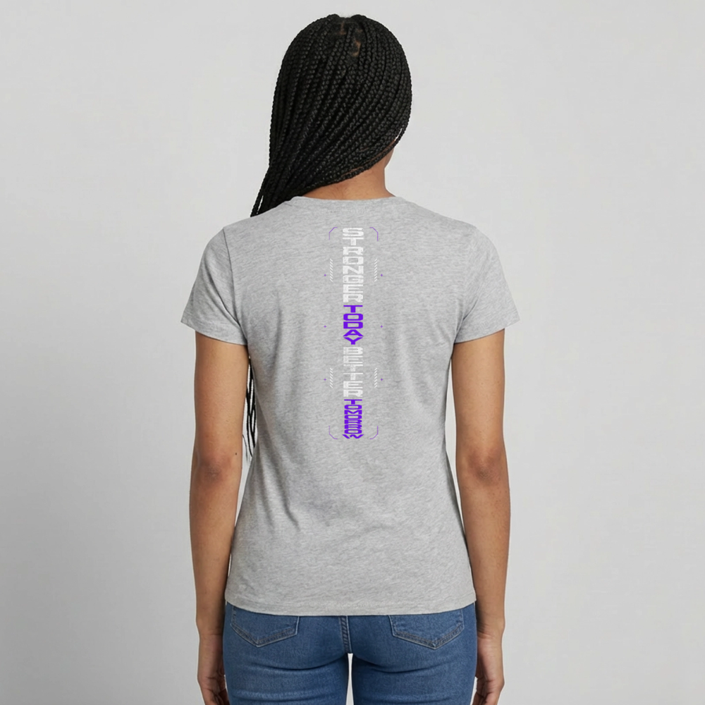 Frauen T-Shirt - Grau meliert