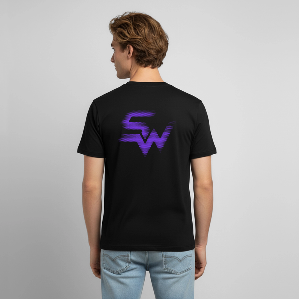 Männer T-Shirt atmungsaktiv - Schwarz