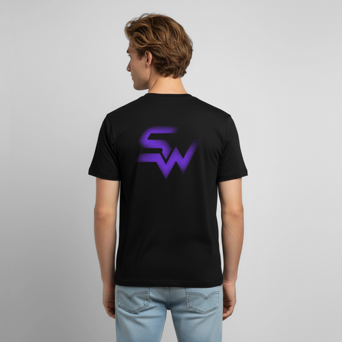 Männer T-Shirt atmungsaktiv - Schwarz