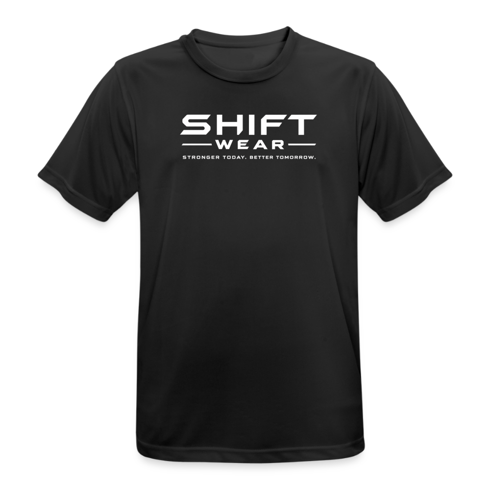 Männer T-Shirt atmungsaktiv - Schwarz