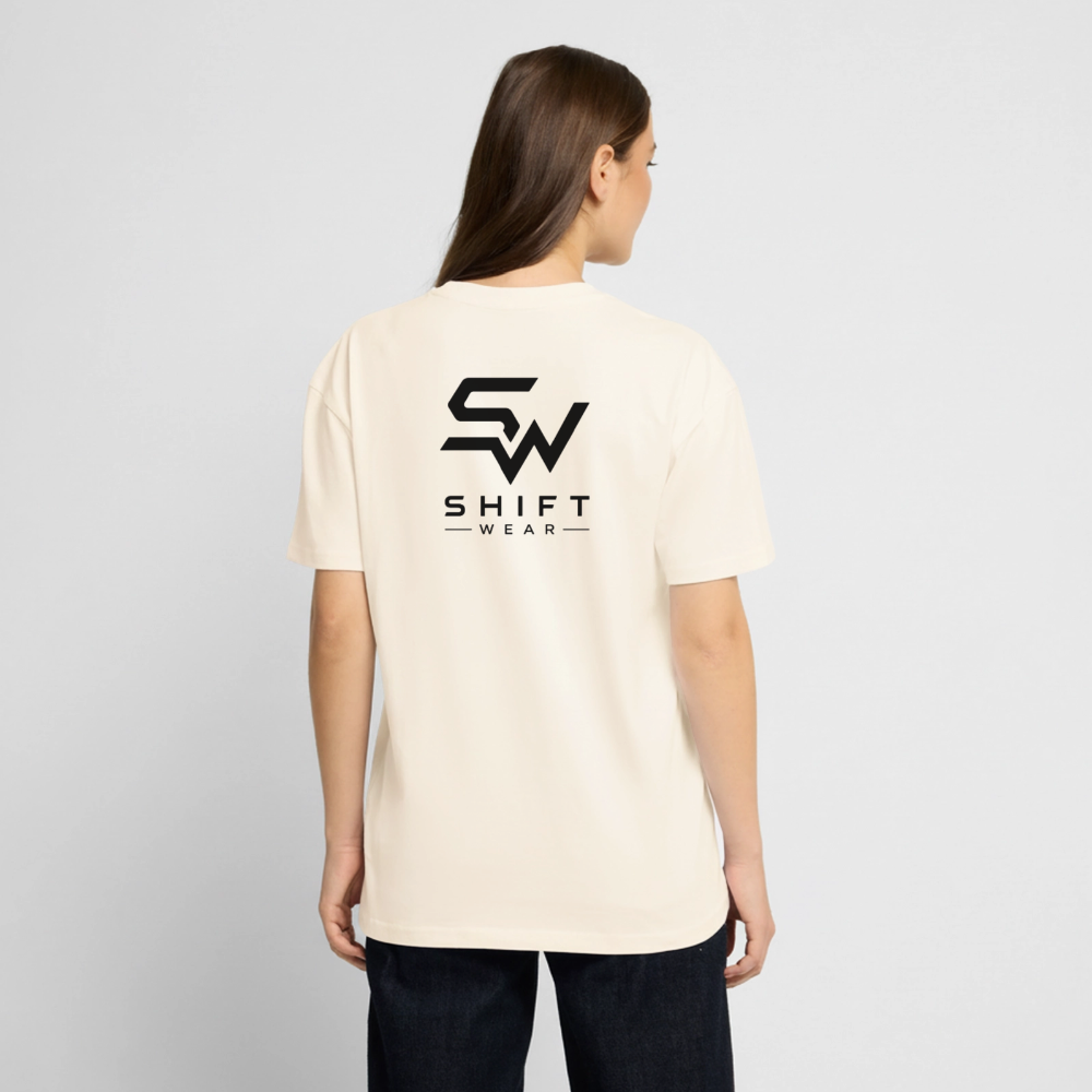 Oversized Heavyweight Unisex T-Shirt - Creme