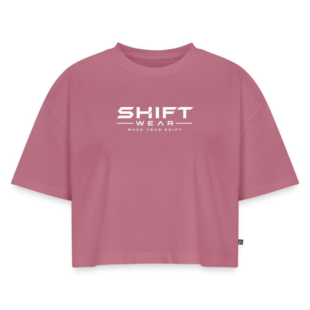 SHIFT Oversized Cropped Tee - Mauve