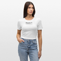 Frauen Cropped T-Shirt - Weiß