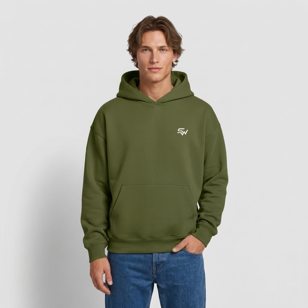 Männer Oversized Hoodie - Khaki