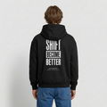 Männer Oversized Hoodie - Schwarz