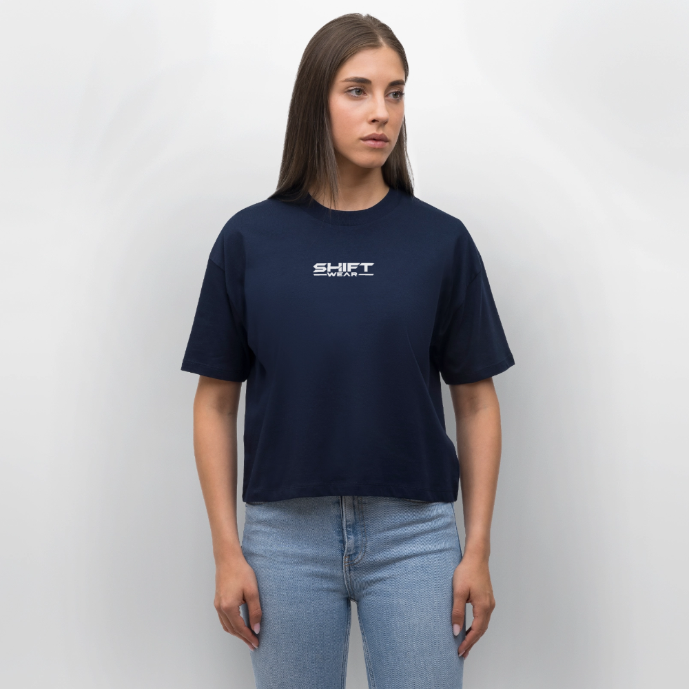 SHIFT Boxy Tee - Navy