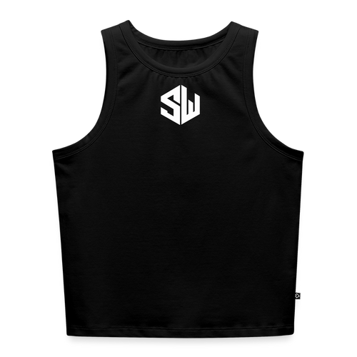 SHIFT Cropped Tank Tee - Schwarz