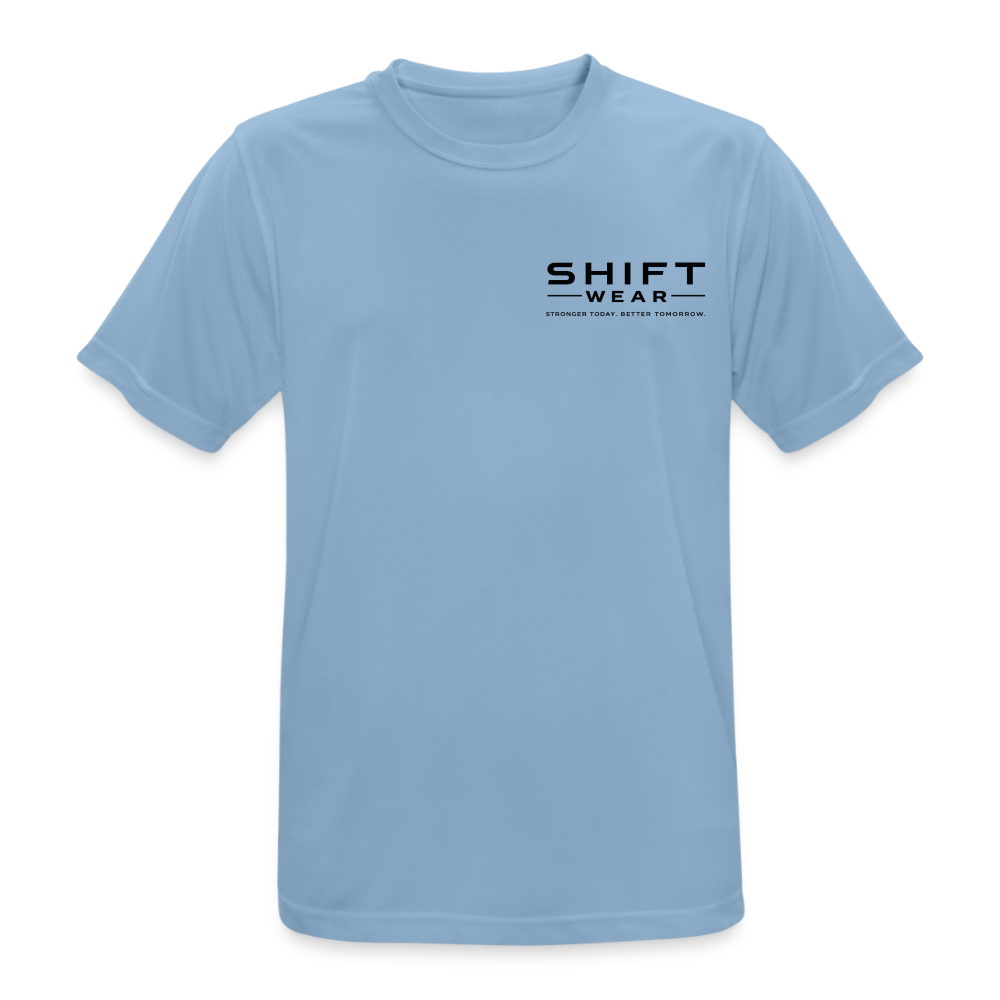 Männer T-Shirt atmungsaktiv - Himmelblau