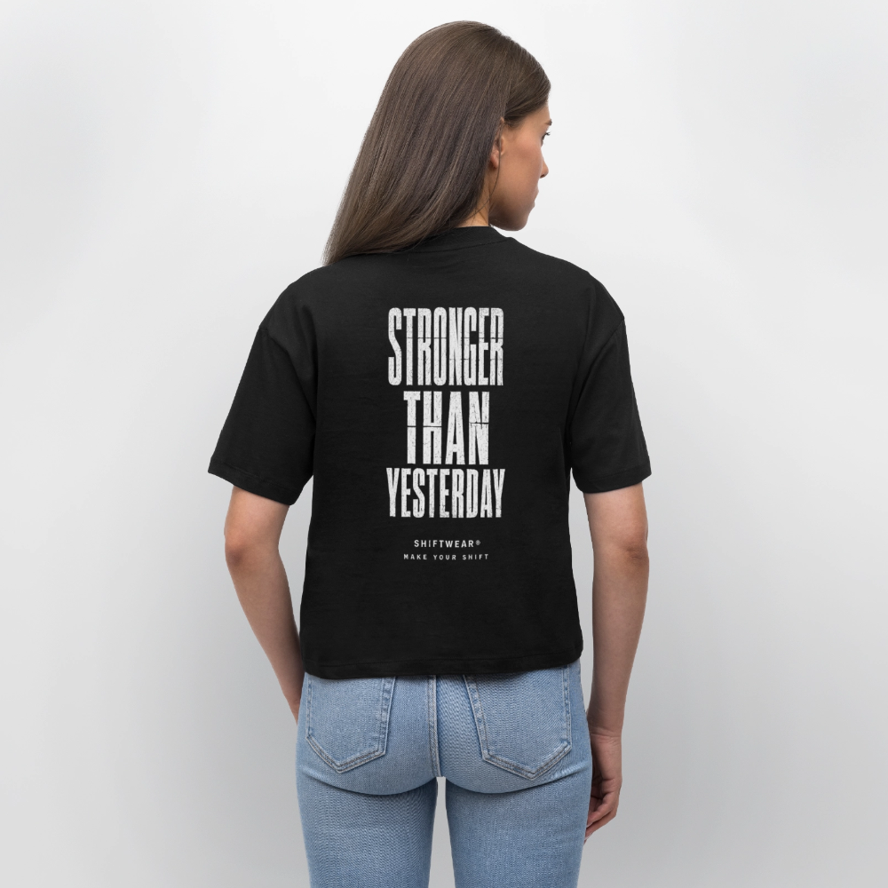 SHIFT Boxy Tee - Schwarz