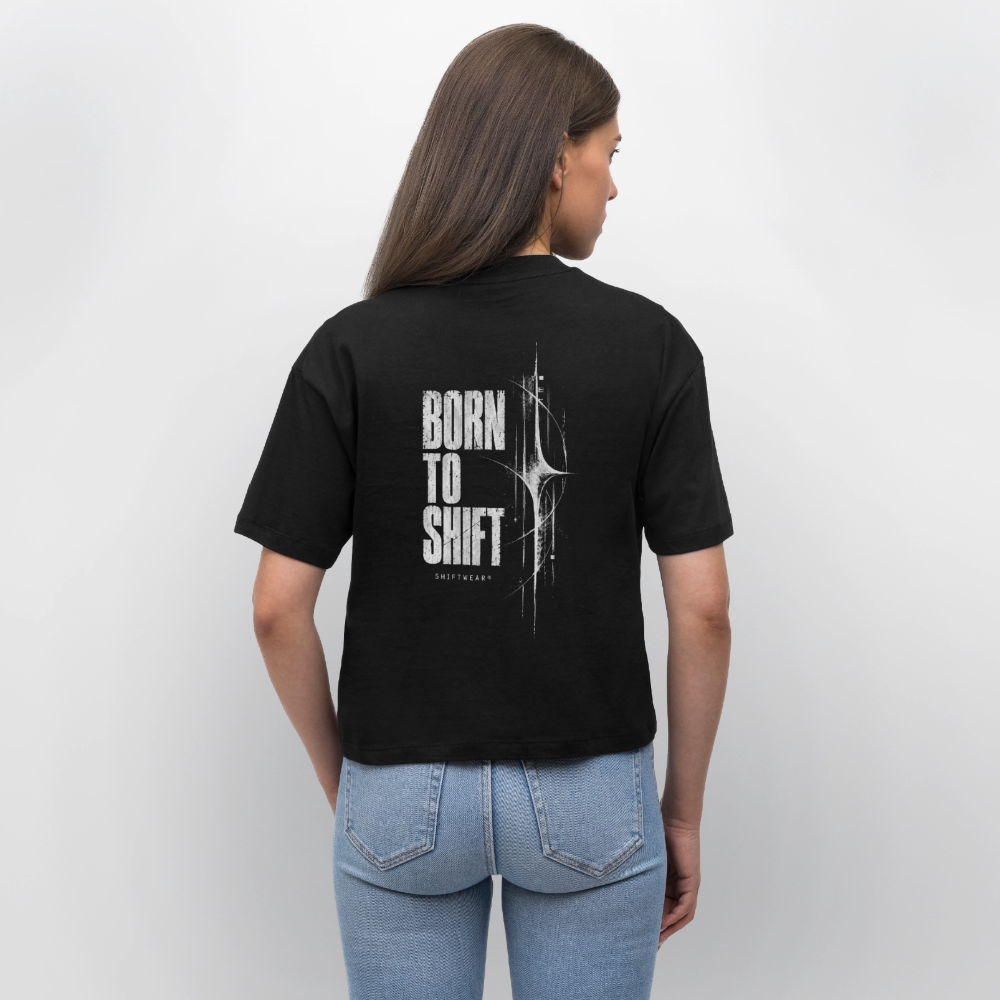 SHIFT Boxy Tee - Schwarz