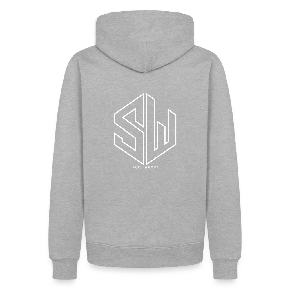 SHIFT Premium Hoodie - Grau meliert