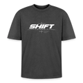 SHIFT Oversized Acid Wash Tee - Schwarz Acid Wash