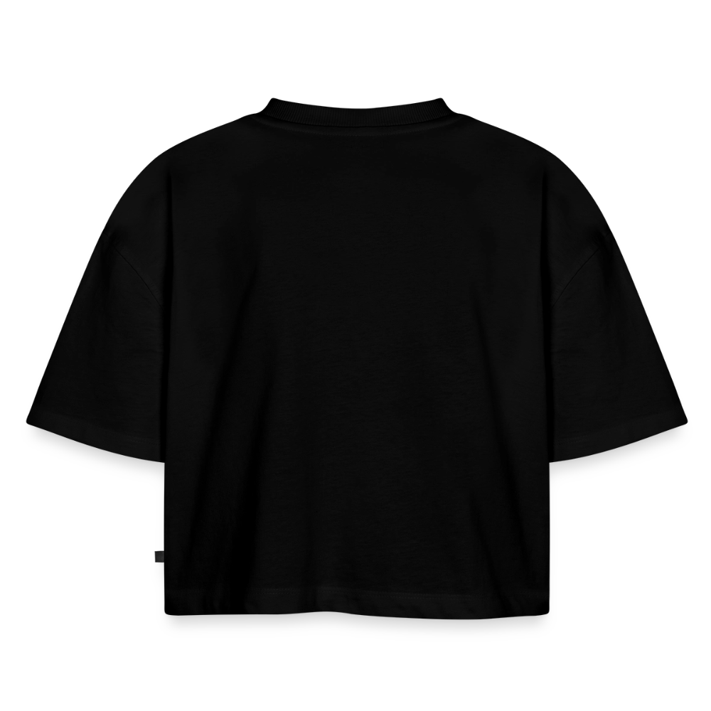 SHIFT Oversized Cropped Tee - Schwarz