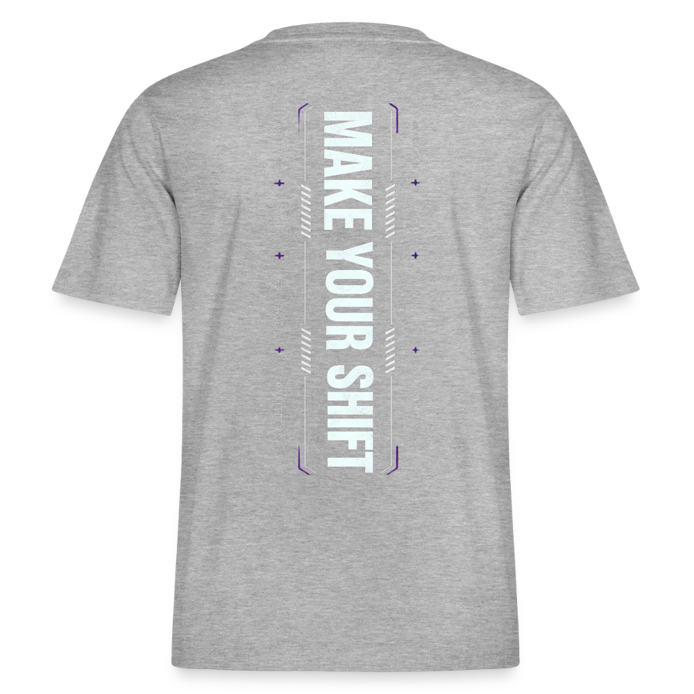 RELAXED FIT Unisex Organic T-Shirt - Grau meliert