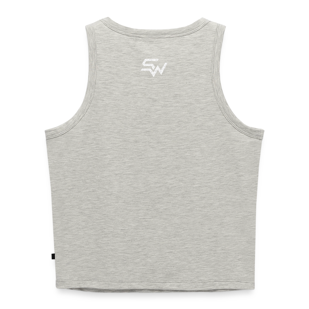 Frauen Premium Tank Top - Grau meliert