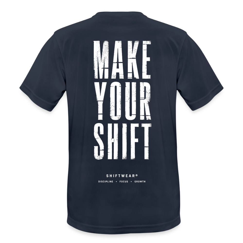Männer T-Shirt atmungsaktiv - Dunkelnavy