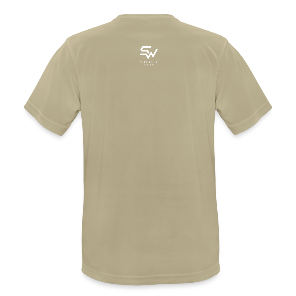 Männer T-Shirt atmungsaktiv - Sandbeige