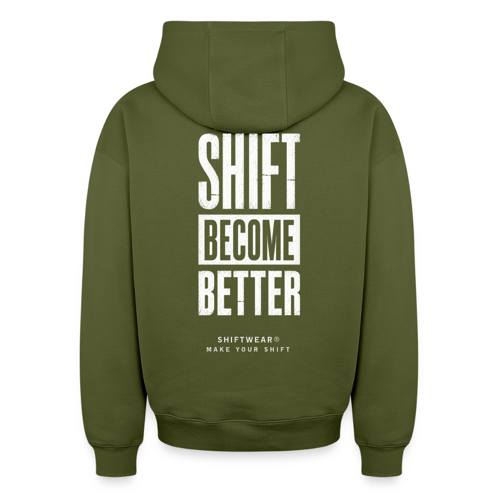 SHIFT Oversized Heavyweight Hoodie - Khaki