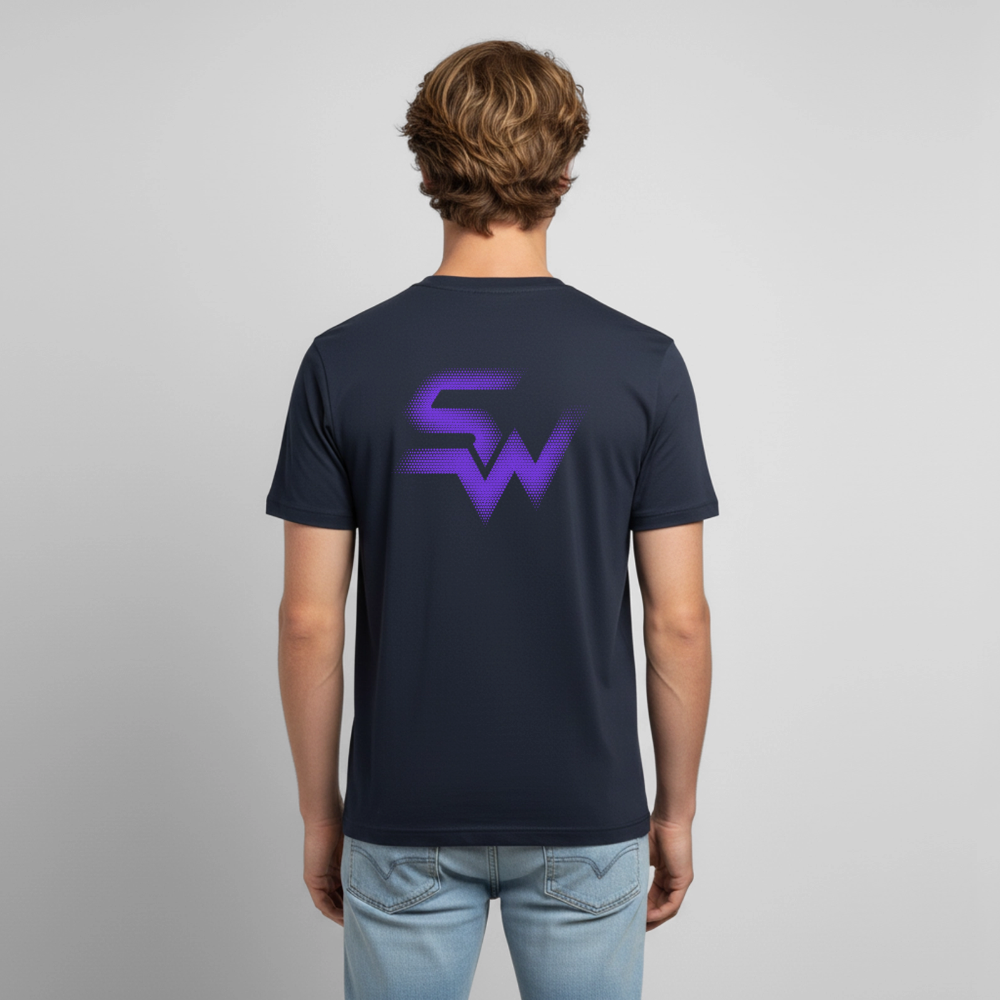 Männer T-Shirt atmungsaktiv - Dunkelnavy