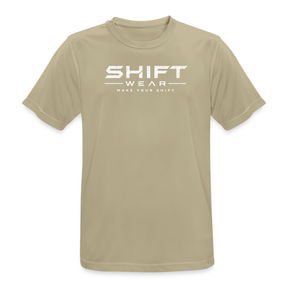 Männer T-Shirt atmungsaktiv - Sandbeige