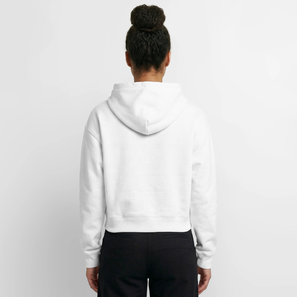 SHIFT Cropped Oversized Heavyweight Hoodie - Schwarz