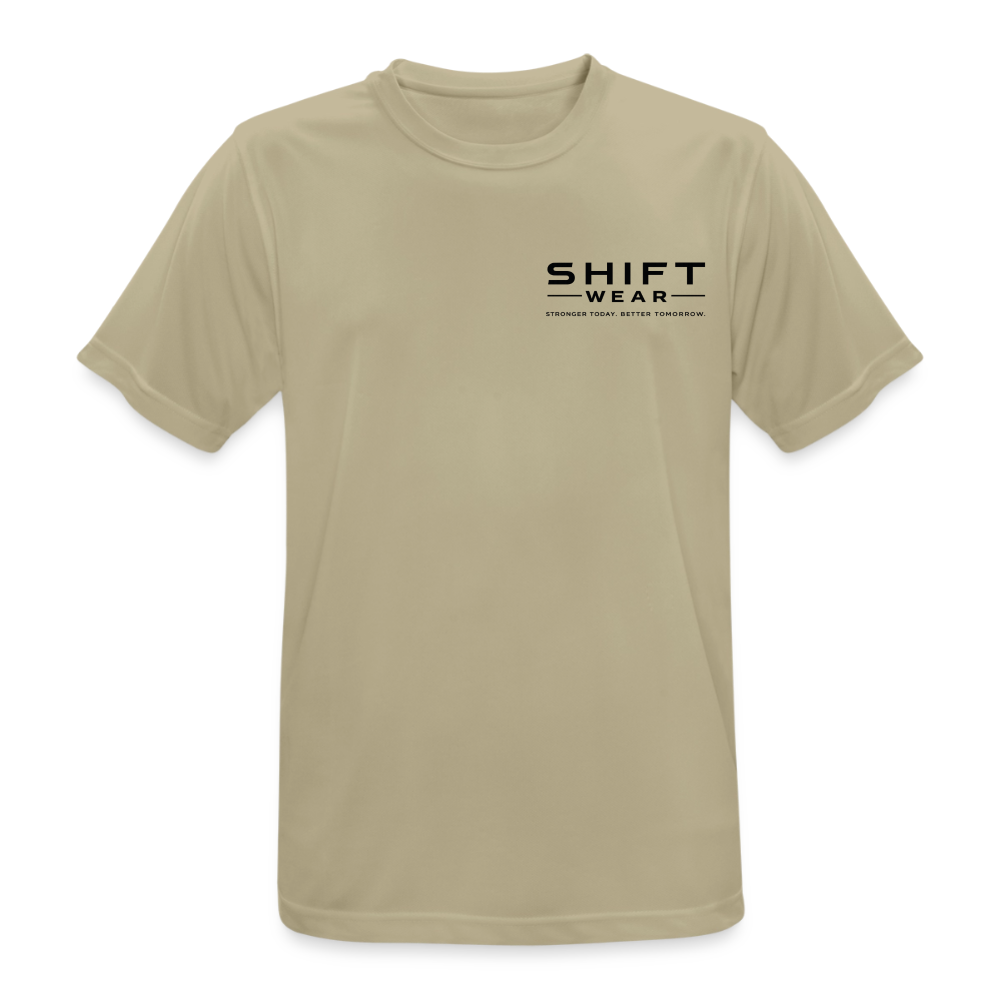 Männer T-Shirt atmungsaktiv - Sandbeige