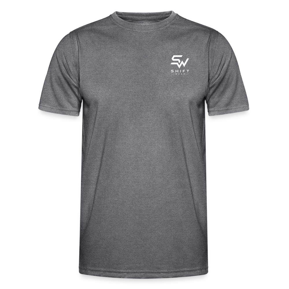 Männer Funktions-T-Shirt - dunkle Melange 