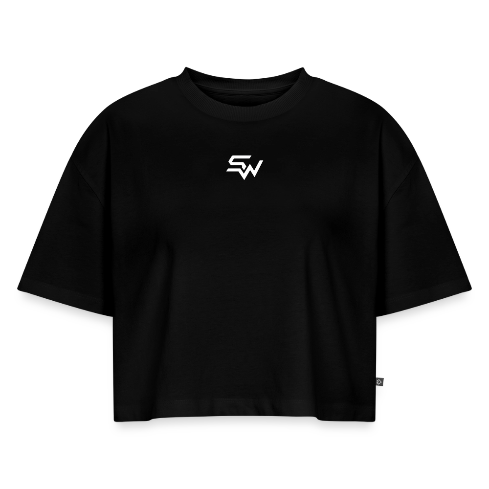 SHIFT Cropped Tee - Schwarz