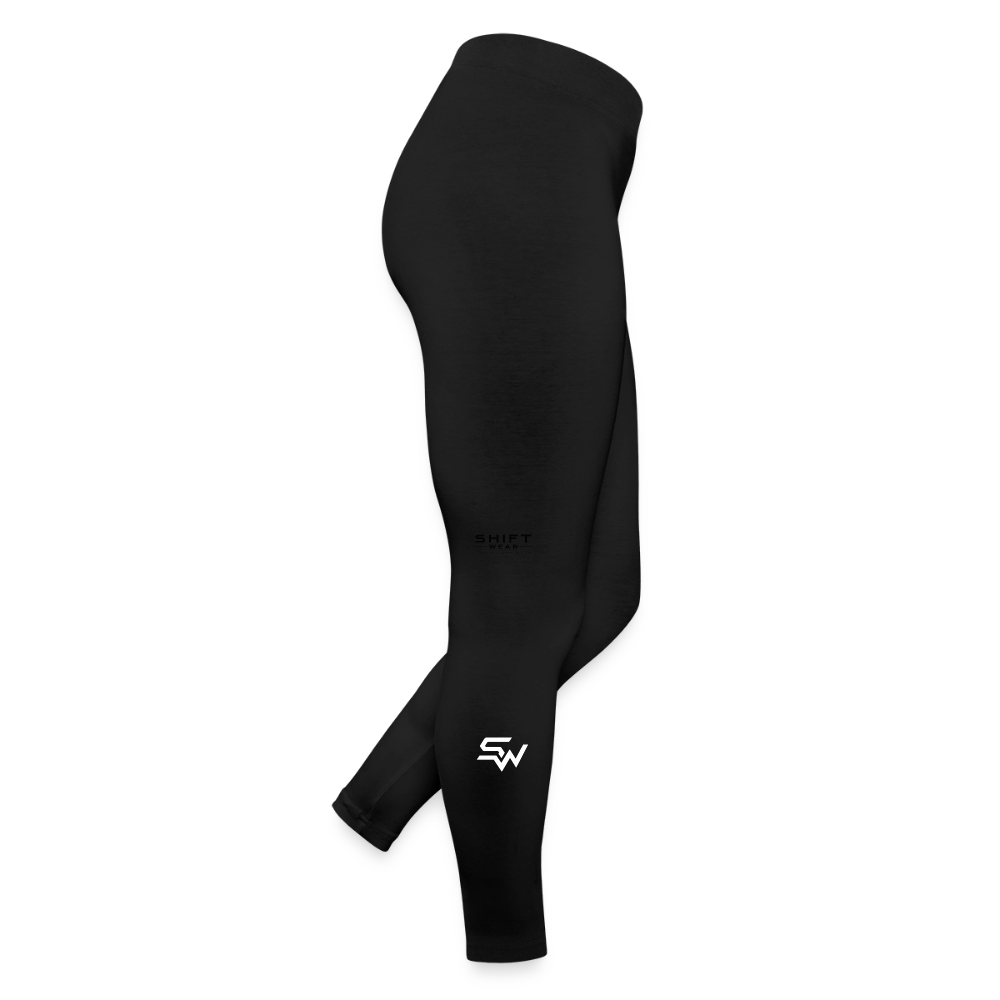 Frauen Jersey Leggings - Schwarz