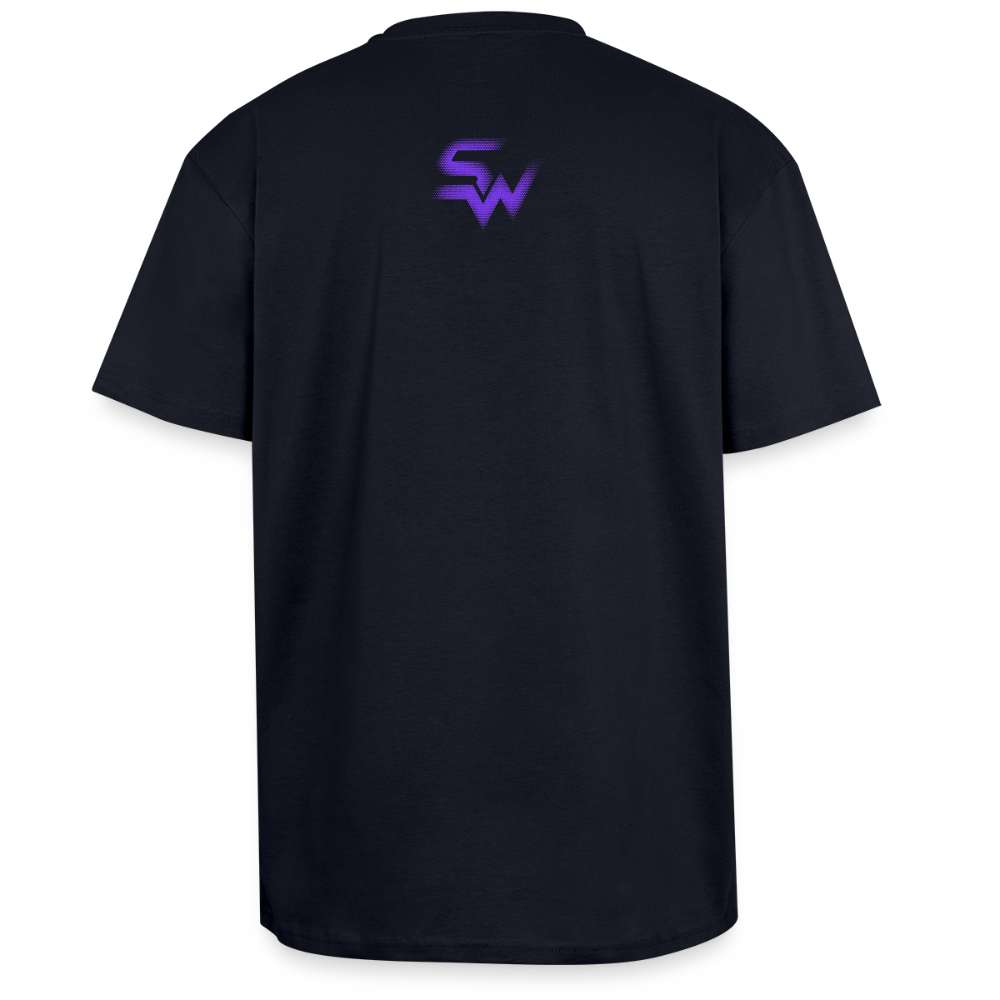 Oversized Heavyweight Unisex T-Shirt - French Navy