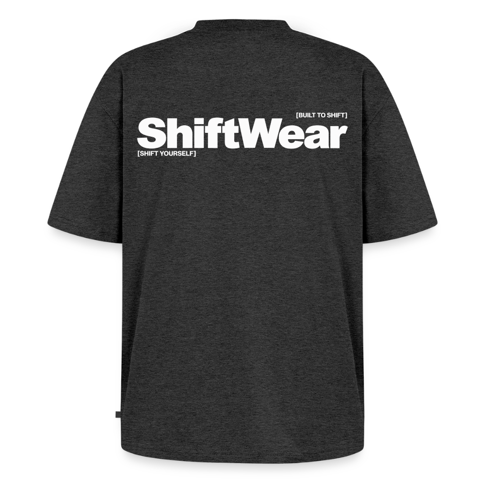 SHIFT Oversized Fit Tee - Anthrazit meliert