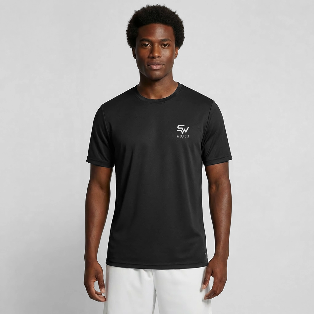 Männer Funktions-T-Shirt - Schwarz