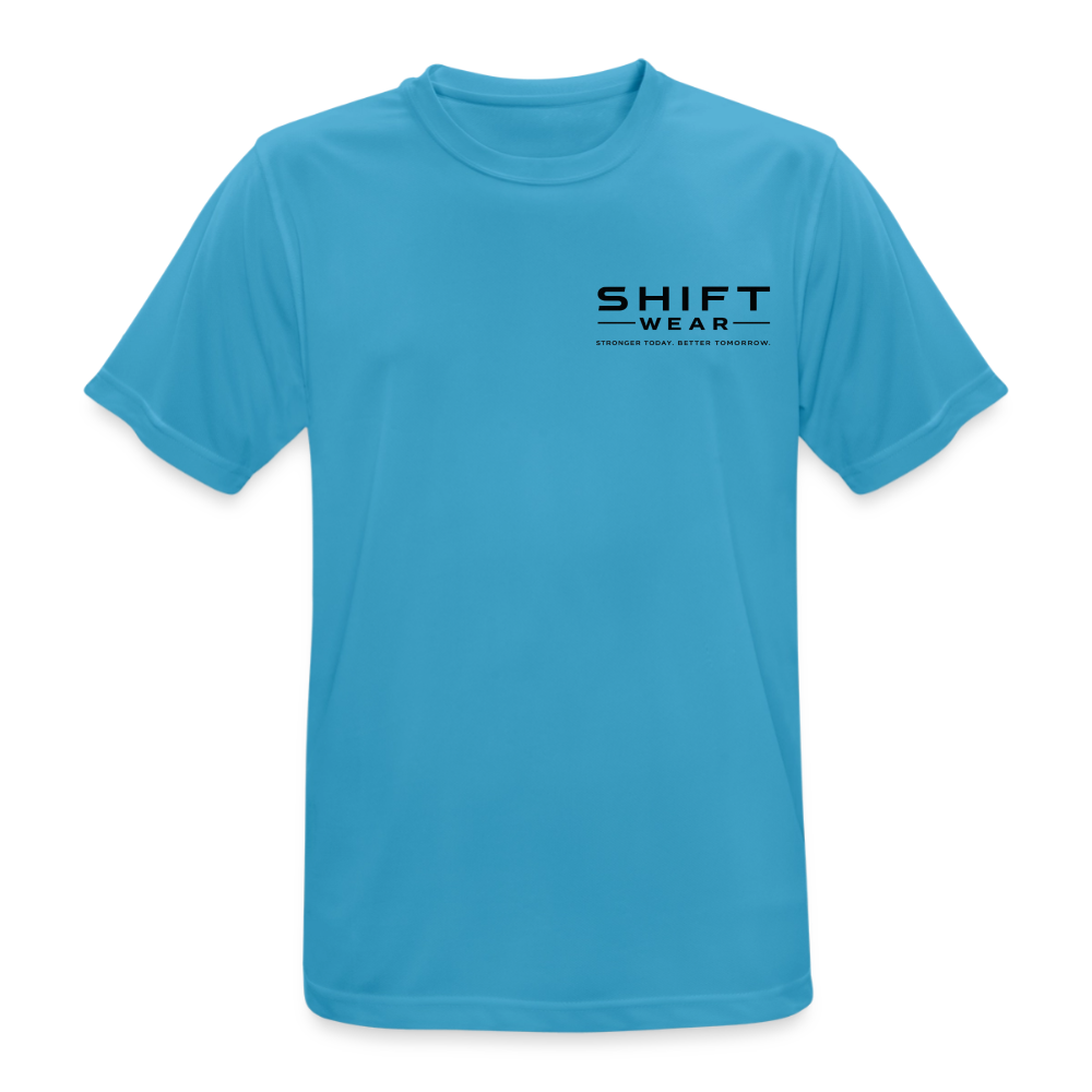 Männer T-Shirt atmungsaktiv - Saphirblau