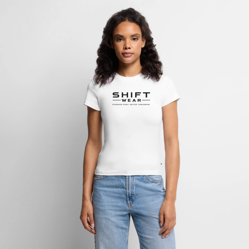 SLIM FIT Frauen Organic T-Shirt - Weiß
