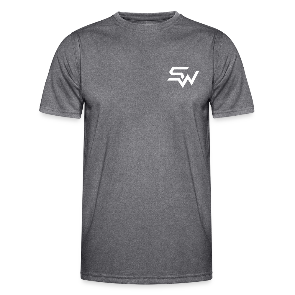 Männer Funktions-T-Shirt - dunkle Melange 
