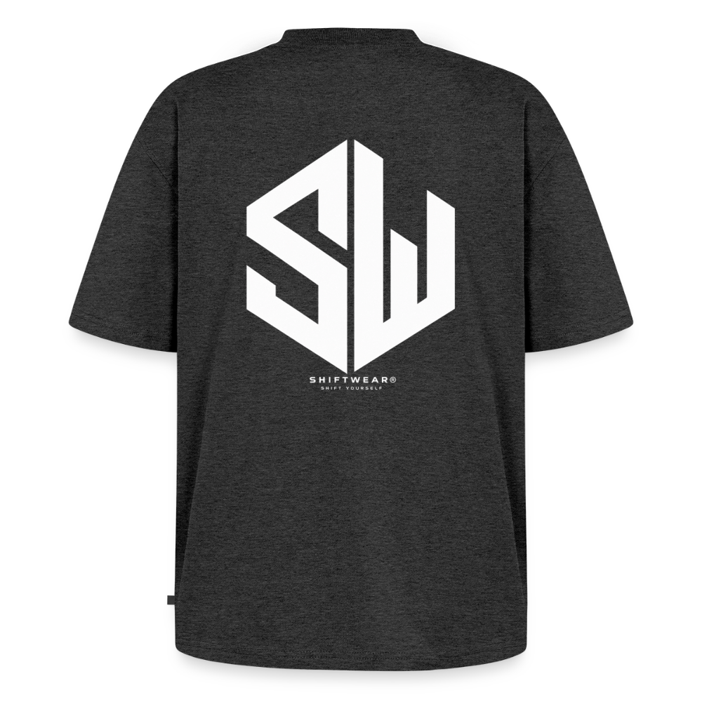 SHIFT Oversized Fit Tee - Anthrazit meliert