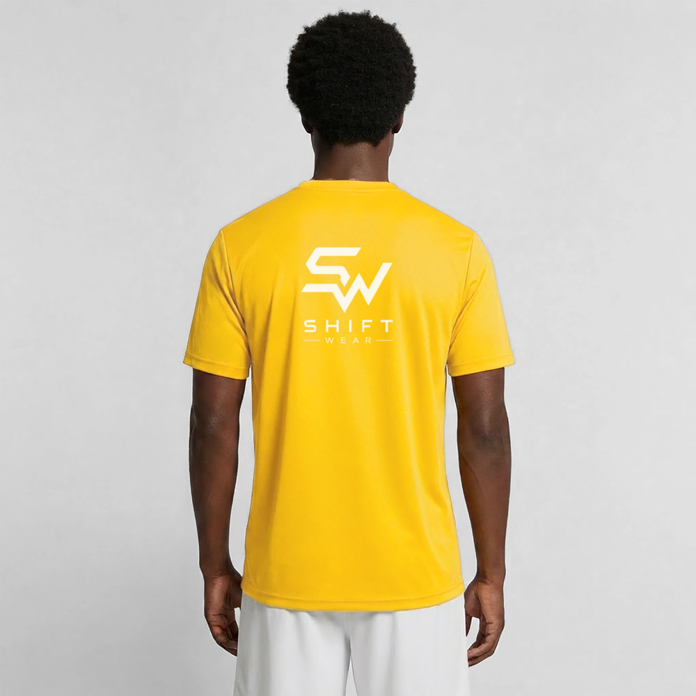 Männer Funktions-T-Shirt - Eigelb