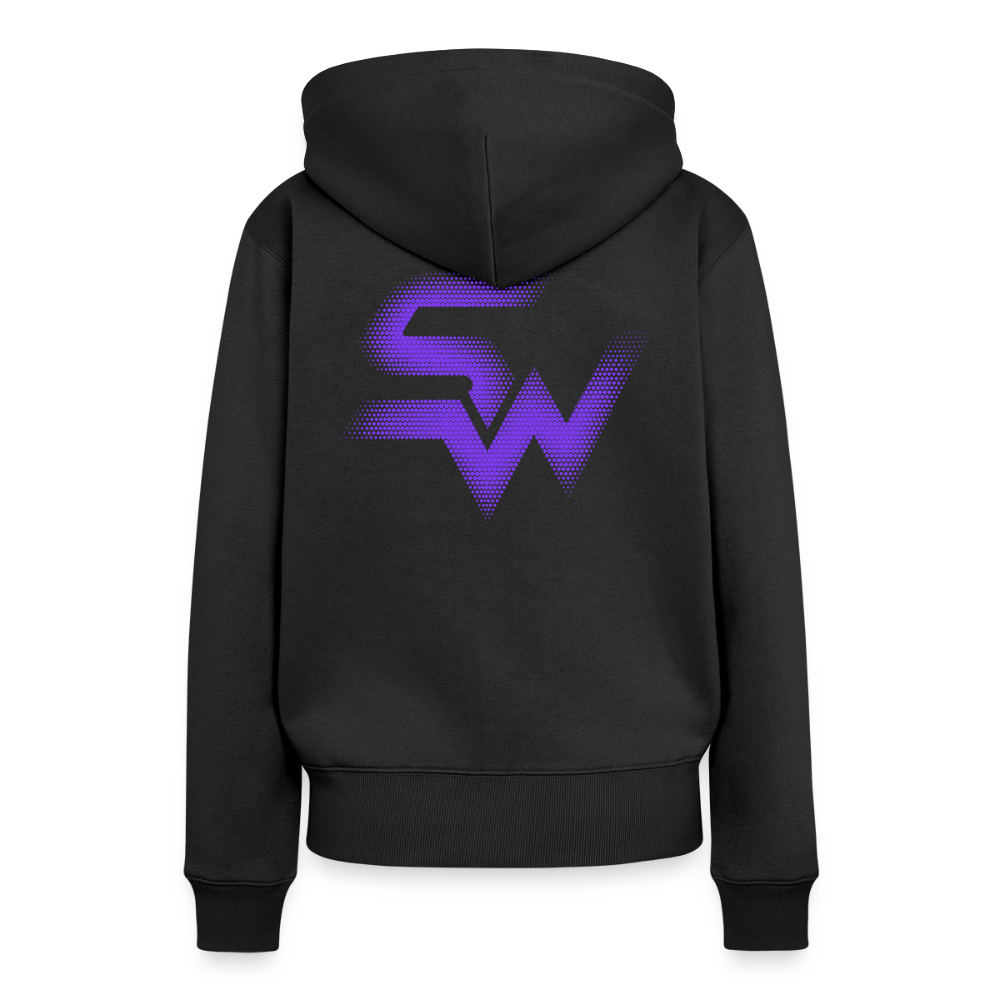 Frauen Premium Hoodie - Schwarz