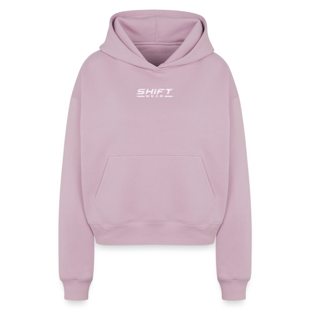 SHIFT Cropped Oversized Heavyweight Hoodie - Altrosa