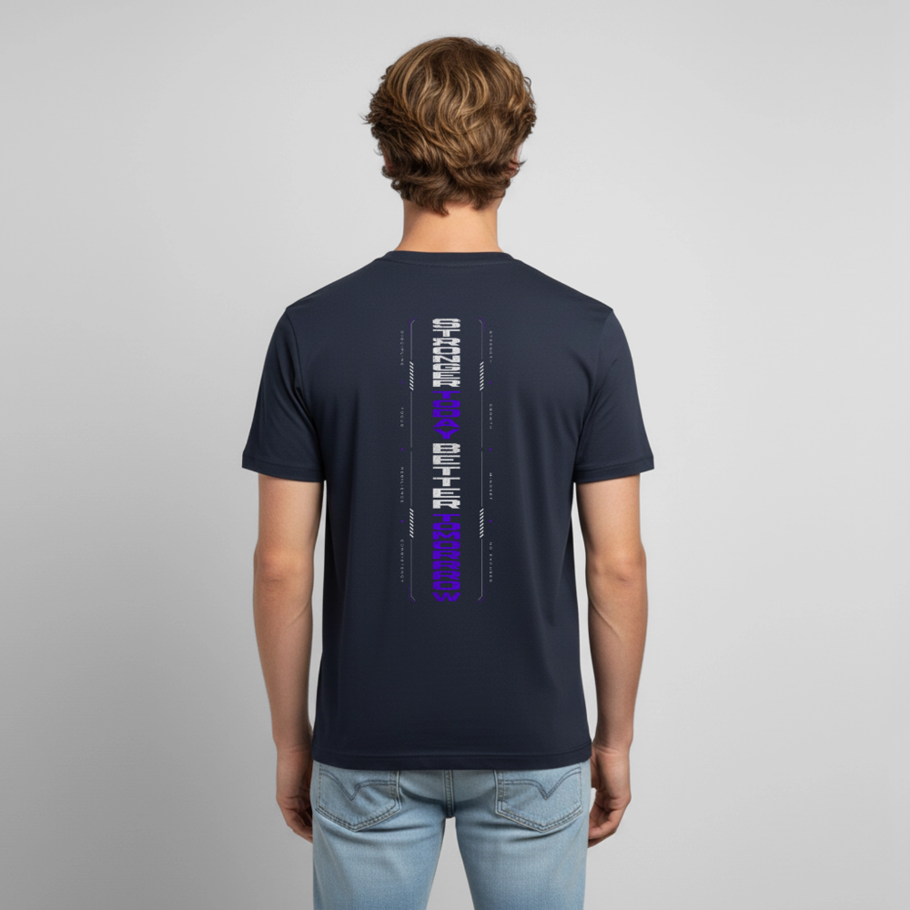 Männer T-Shirt atmungsaktiv - Dunkelnavy