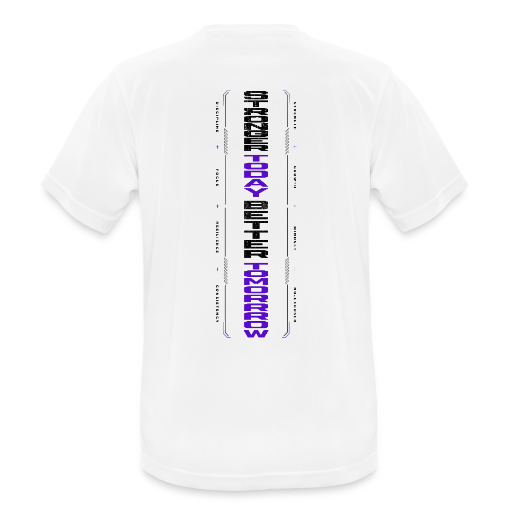 Männer T-Shirt atmungsaktiv - Weiß