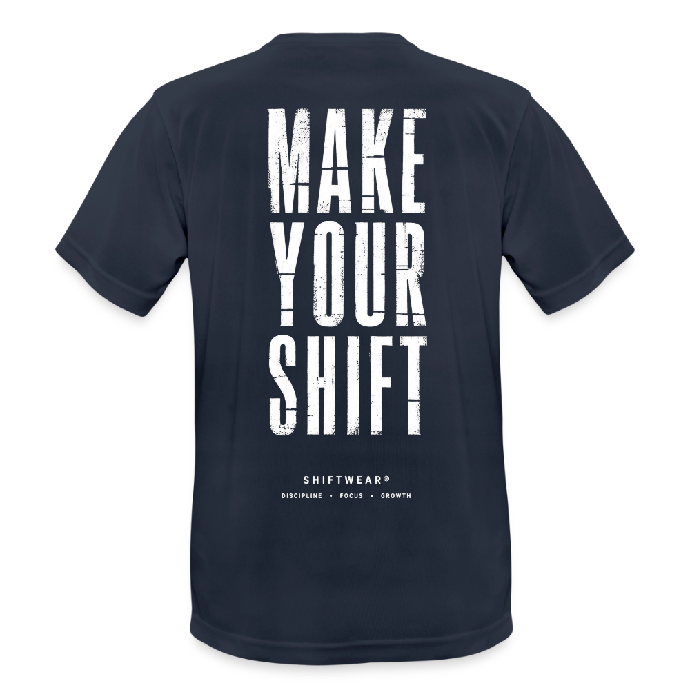 Männer T-Shirt atmungsaktiv - Dunkelnavy
