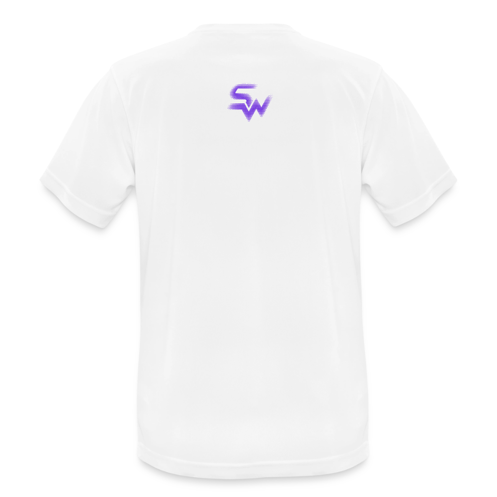 Männer T-Shirt atmungsaktiv - Weiß