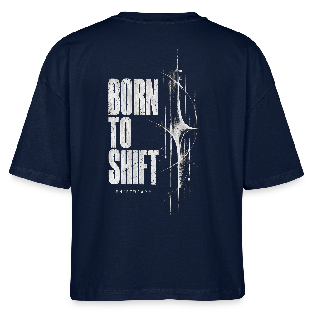 SHIFT Boxy Tee - Navy