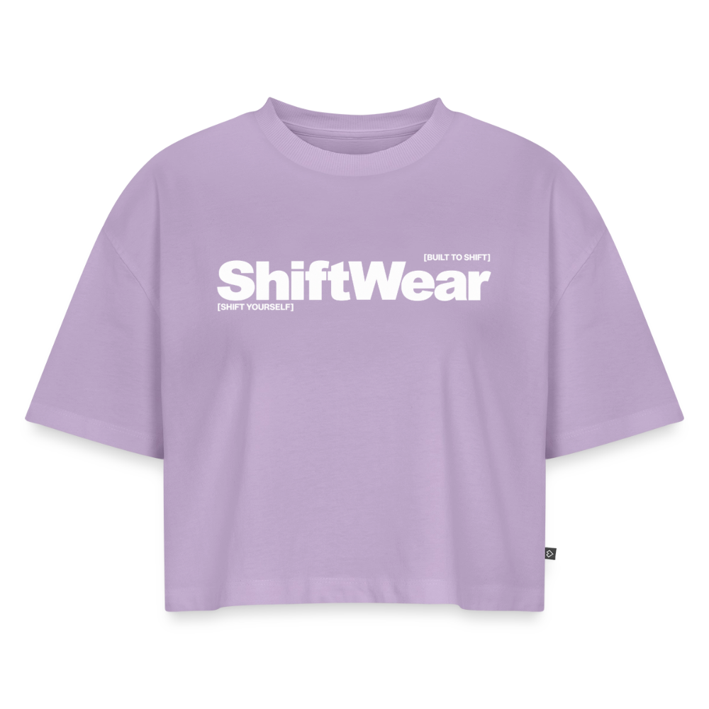 SHIFT Premium Oversized Cropped Tee - Lavendel