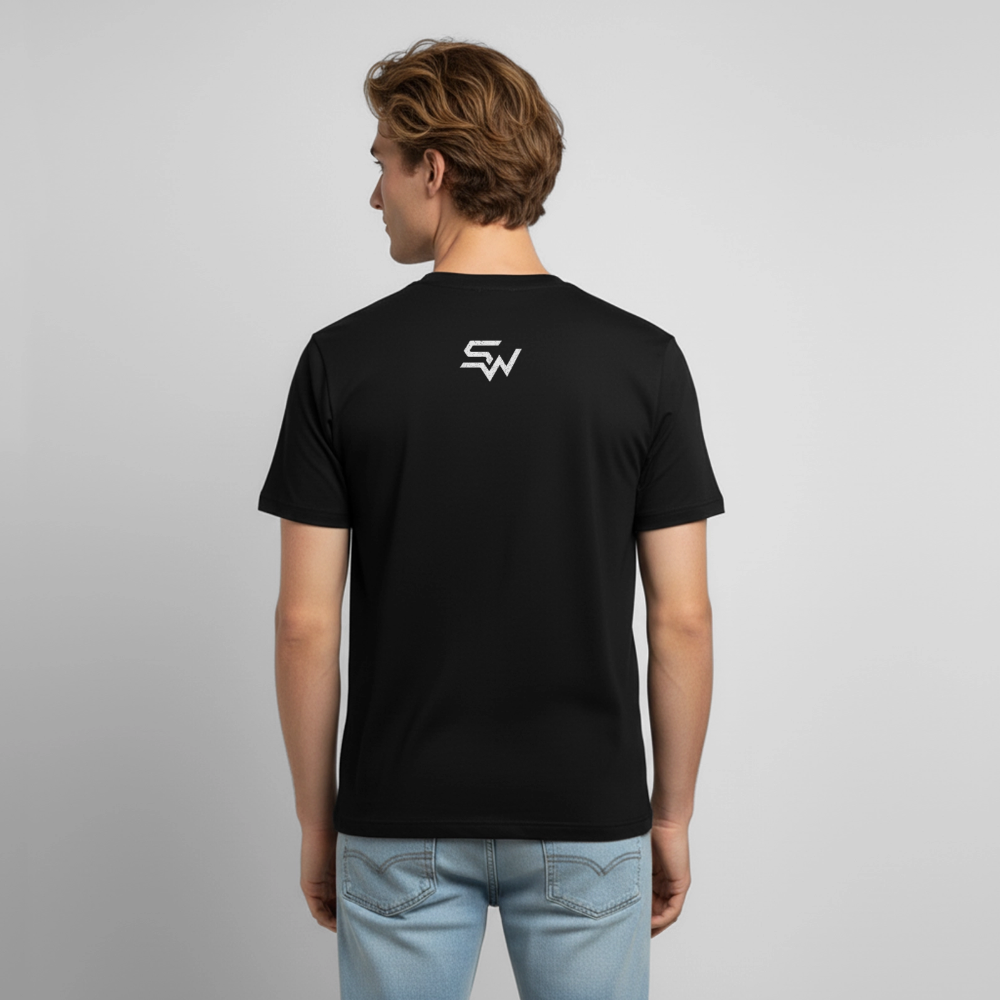 Männer T-Shirt atmungsaktiv - Schwarz